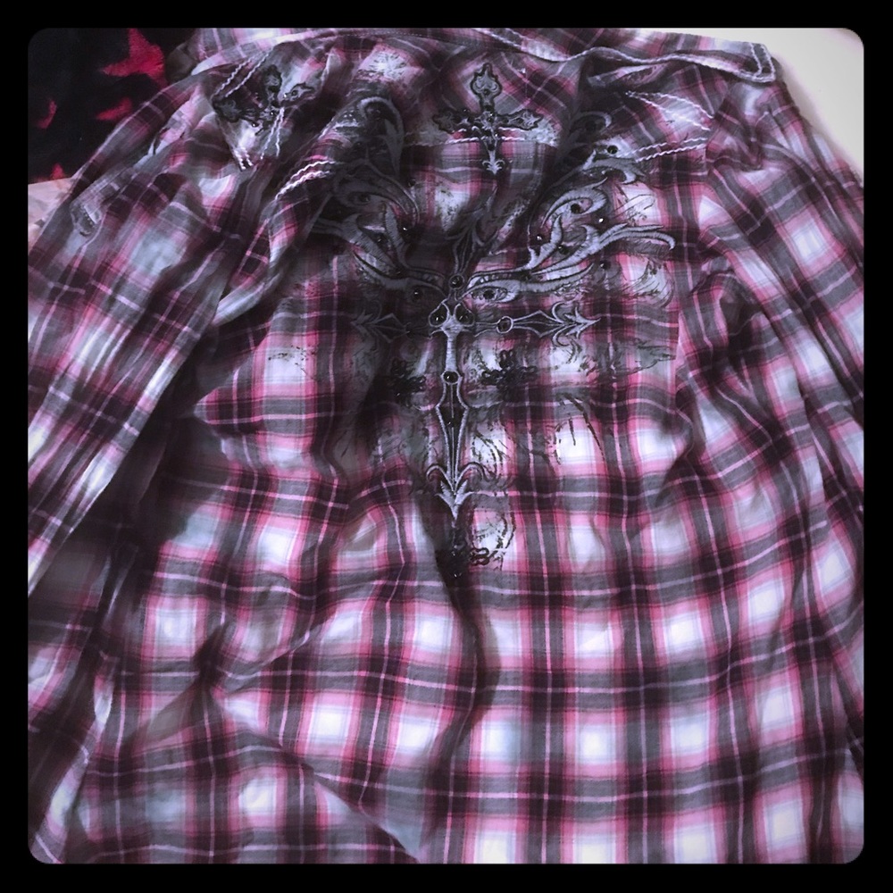 Lg buckle button up